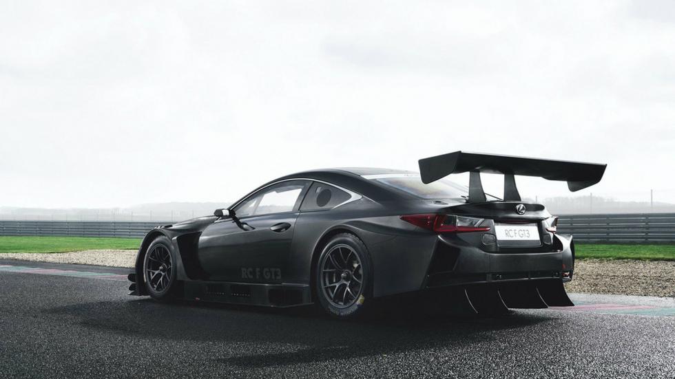 To αγωνιστικό Lexus RC F GT3. Μαύρο, άγριο¨και έτοιμο για τις πίστες. 