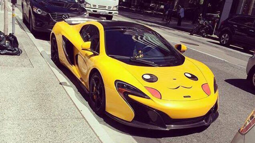 McLaren 650S με ενδυμασία Picachu