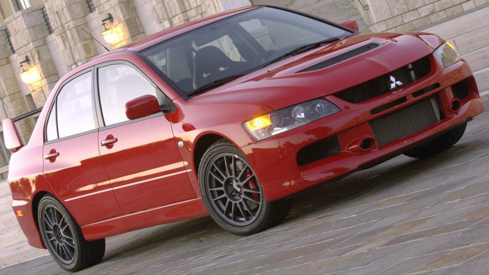 Lancer Evolution VIII στην ειδική του έκδοση MR: Φρένα της Brembo, ζάντες της BBS και αμορτισέρ της Bilstein. Η πρώτη γενιά που απευθυνόταν και στην αγορά των Η.Π.Α. ...