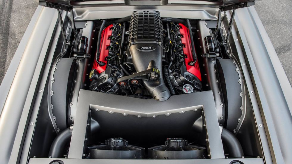 Ο V8 κινητήρας 5,1 λίτρων της Ford Performance, διαθέτει έναν κομπρέσορα της Magnuson TVS και δύο τουρμπίνες της Precision Turbo και με την εξάτμιση της MagnaFlow, έχει απόδοση πάνω από 1.000 ίππους.