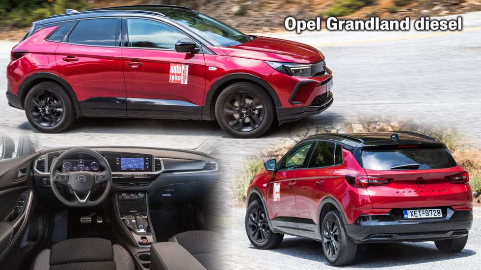 To Opel Grandland diesel είναι το πιο οικονομικό οικογενειακό SUV σε ταξίδι