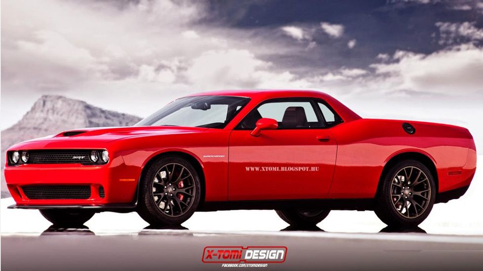 Dodge Challenger SRT Supercharged pick-up