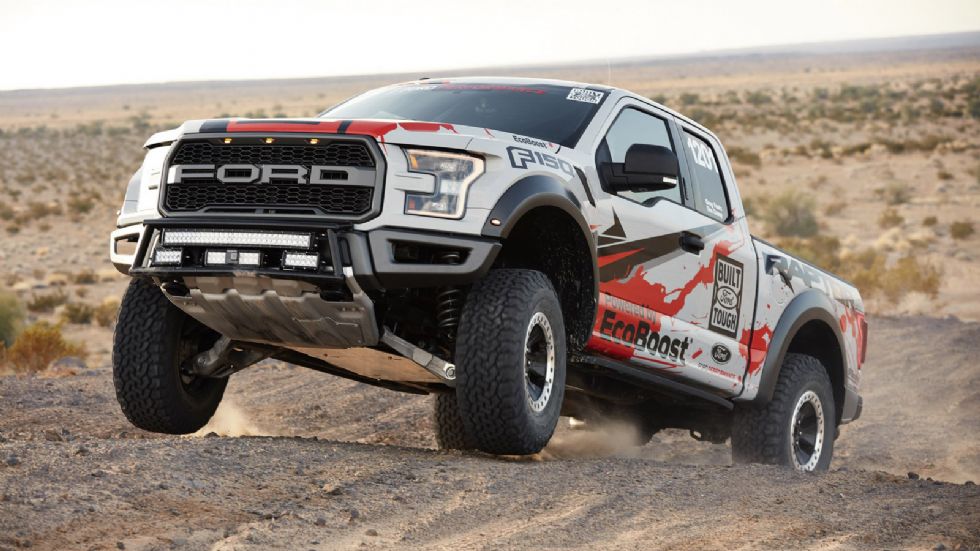 Το αγωνιστικό Ford F-150 Raptor φτιάχτηκε για το πρωτάθλημα «Best in the Desert» και την κατηγορία οχημάτων εργοστασιακών προδιαγραφών.