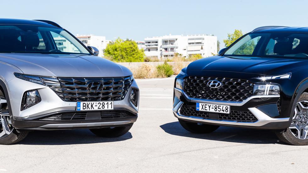 Tucson και Santa Fe: Τα SUV της Hyundai που δεν «καίνε» τίποτα