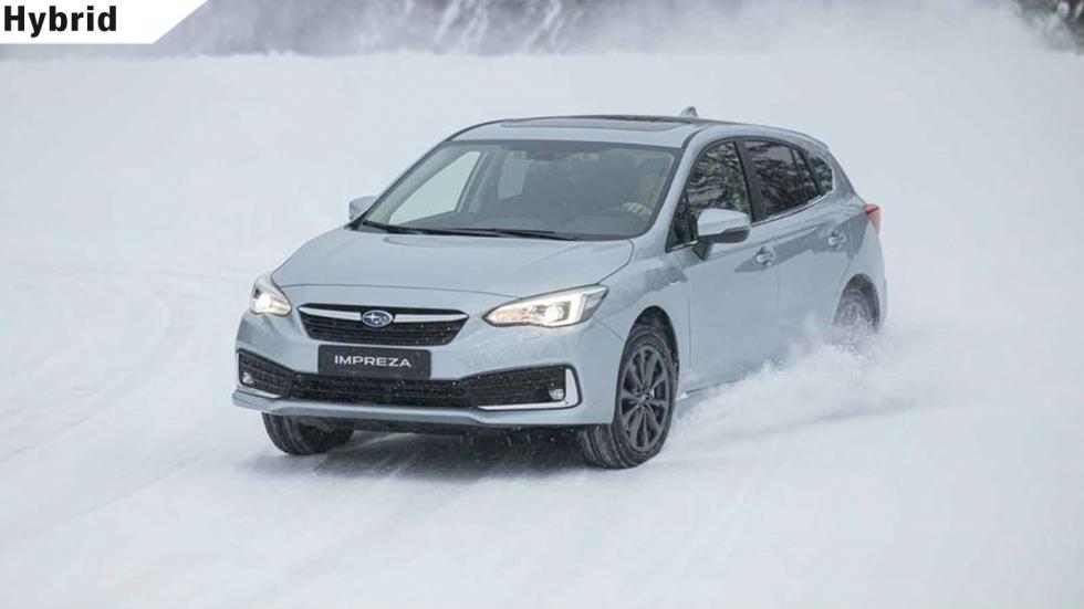 Την υβριδική έκδοση του Impreza, e-Boxer hybrid παρουσίασε η Subaru.	