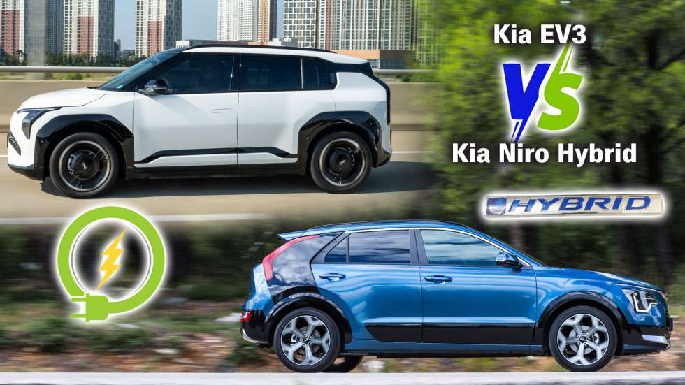 Ποιο SUV από την Kia: Ηλεκτρικό EV3 (204 PS) ή Niro hybrid (129 PS); 