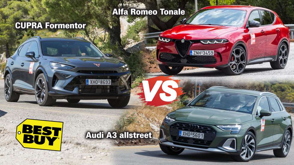 3 σπορτίφ SUV: Alfa Romeo Tonale, CUPRA Formentor ή Audi A3 allstreet;