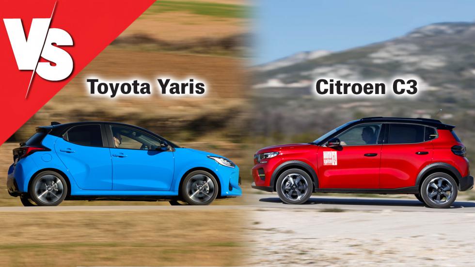 Best-seller μικρά: Citroen C3 (100 PS) ή Toyota Yaris (116 PS);