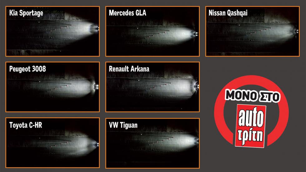 Mega Test Φώτων σε 13 οικογενειακά SUV