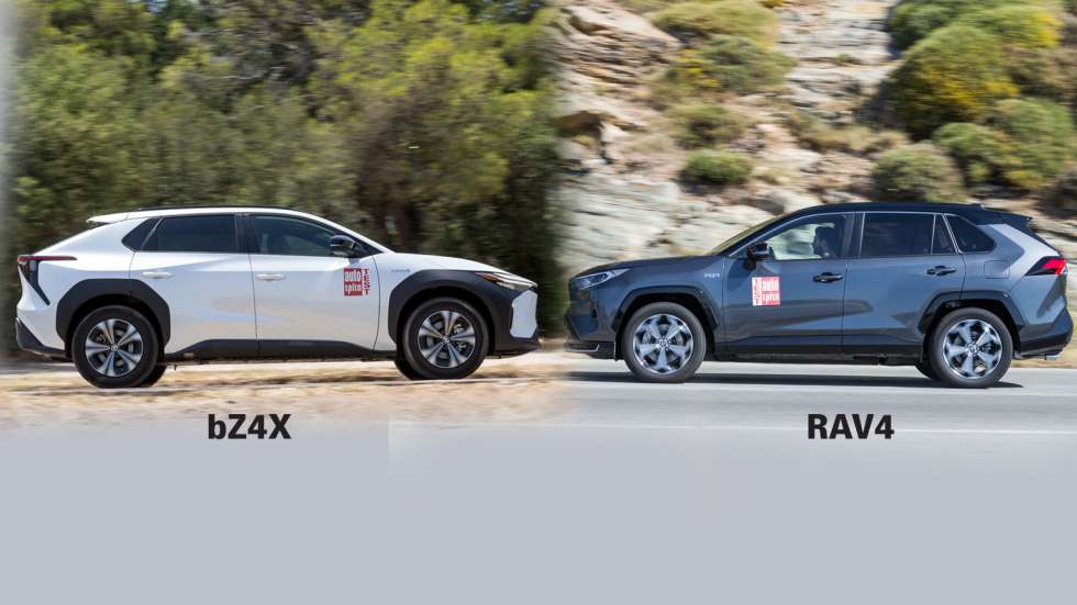 4κίνητα Toyota SUV, στα ίδια λεφτά: Ηλεκτρικό bZ4X ή υβριδικό RAV4