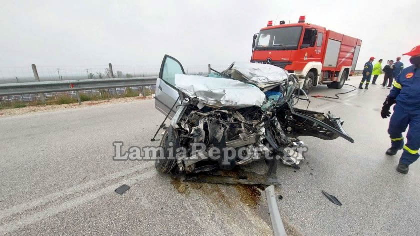 «Ξεκληρίστηκε» οικογένεια σε τροχαίο έξω από την Λαμία 