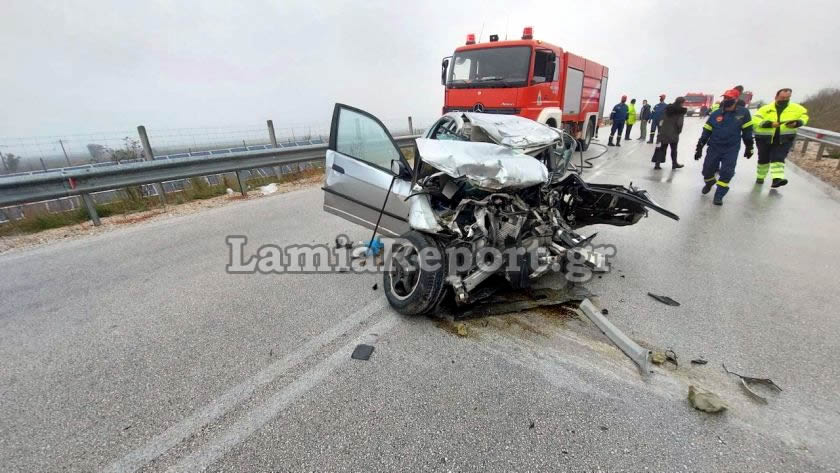 «Ξεκληρίστηκε» οικογένεια σε τροχαίο έξω από την Λαμία 