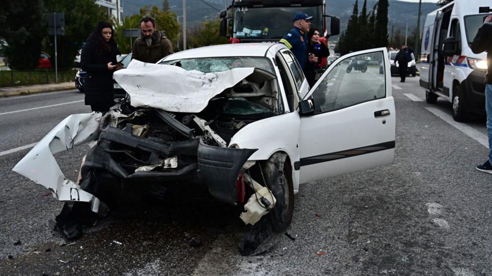 Τραγικό τροχαίο δυστύχημα στην Κατεχάκη με 3 νεκρούς & 2 τραυματίες