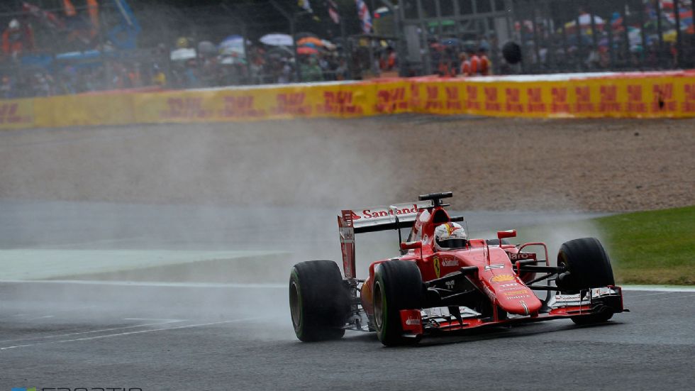 Στιγμιότυπο από τον αγώνα του Silverstone