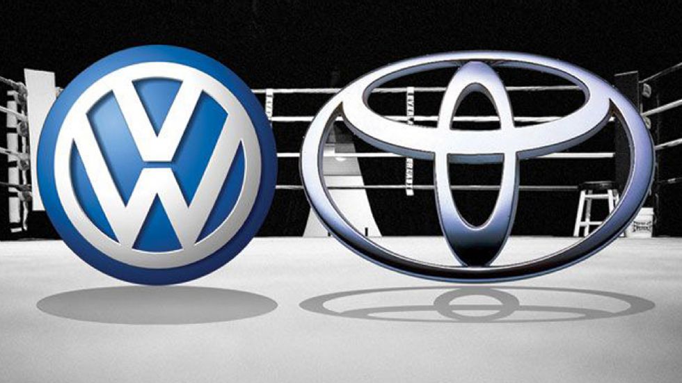 VW και Toyota μάχονται για την πρώτη θέση στις πωλήσεις, παγκοσμίως. Ποια θα επικρατήσει;