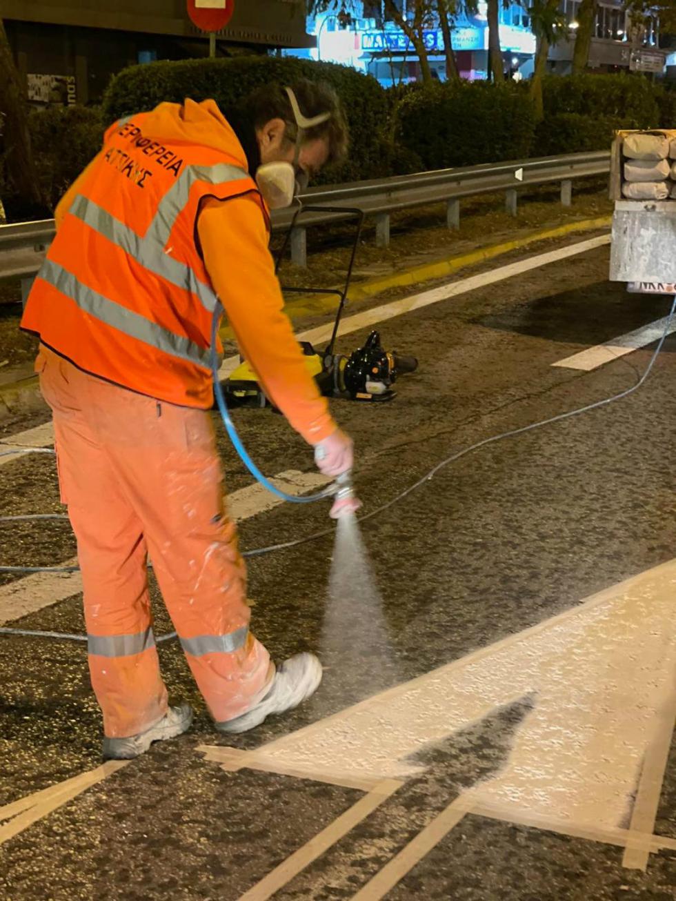 Σε εξέλιξη έργα στην Λεωφόρο Βουλιαγμένης