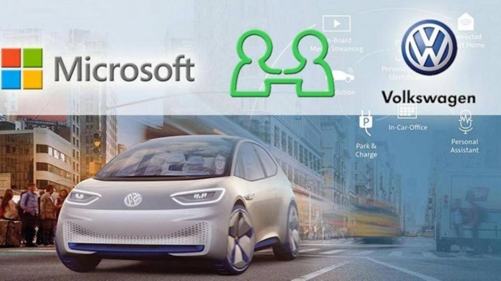 Επεκτείνουν τη συνεργασία τους VW και Microsoft.