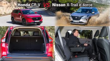 4κίνητα υβριδικά SUV με τεράστιους χώρους: Honda CR-V & Nissan X-Trail