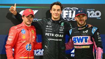 GP Las Vegas: Pole man  Russel   Sainz  Gasly