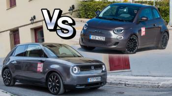 Ηλεκτρικά κουκλιά πόλης: Fiat 500e Vs Honda e