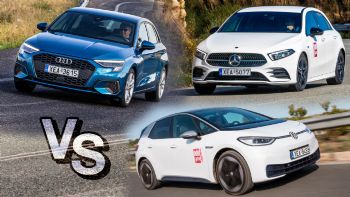 Audi A3 Vs Mercedes A 250 e Vs VW ID.3