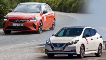 Nissan LEAF Vs Opel Corsa-e