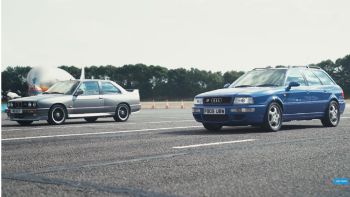 BMW E30 M3 vs Audi RS2 (+video)