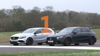 ercedes-AMG A 45 S vs Audi RS3 vs G A 45