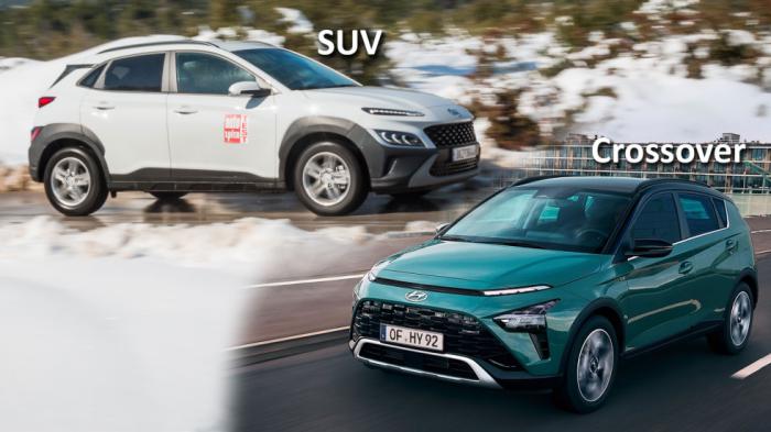 SUV ή crossover; Hyundai Kona ή Hyundai Bayon;