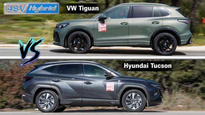 Hyundai Tucson με 180 άλογα ή VW Tiguan με 150 PS & αυτόματο κιβώτιο;