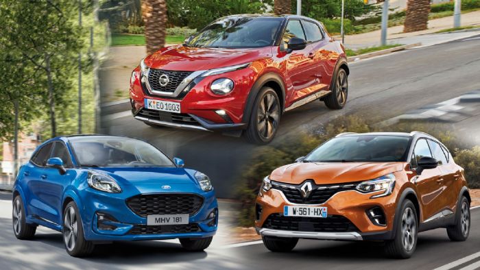 Ford Puma Vs Nissan Juke Vs Renault Captur