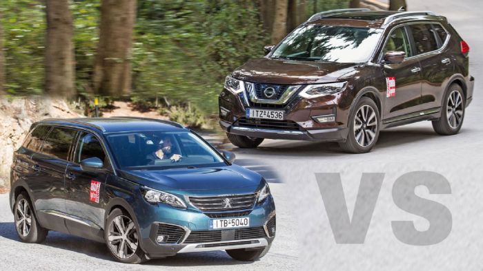 Peugeot 5008 VS Nissan X-Trail