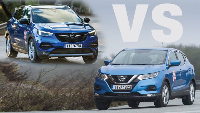 Nissan Qashqai Vs Opel Grandland X 