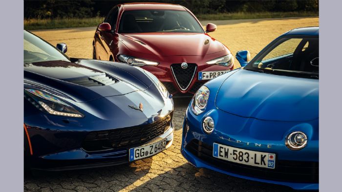 Corvette VS Giulia VS Alpine 