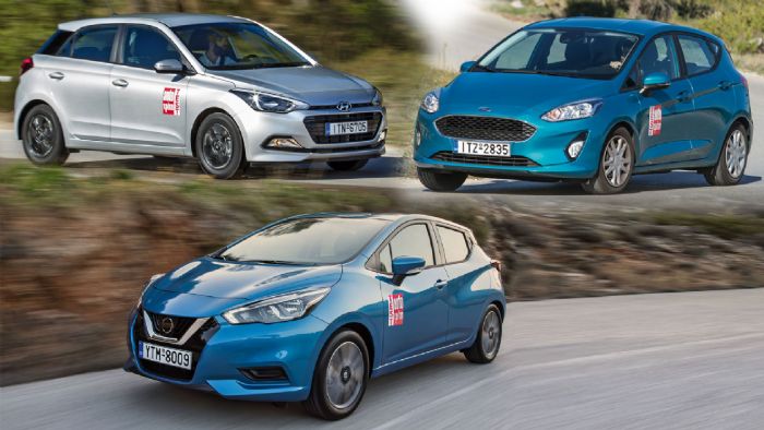 Ford Fiesta VS Hyundai i20 VS Nissan Micra