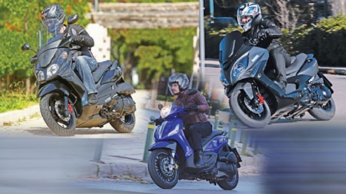 3 αγωνιστικά GT scooter