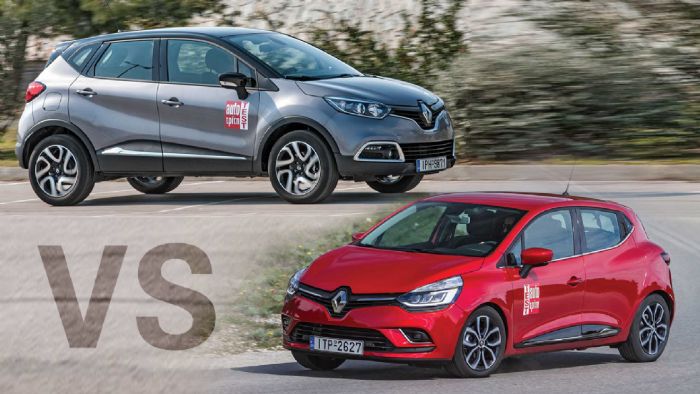 Μάχη στα 0,9 λτ.: Renault Captur Vs Clio