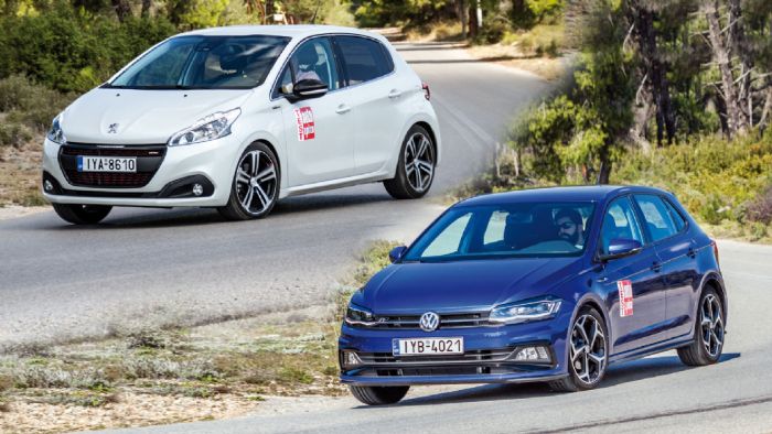 Peugeot 208 GT-Line VS VW Polo R-Line