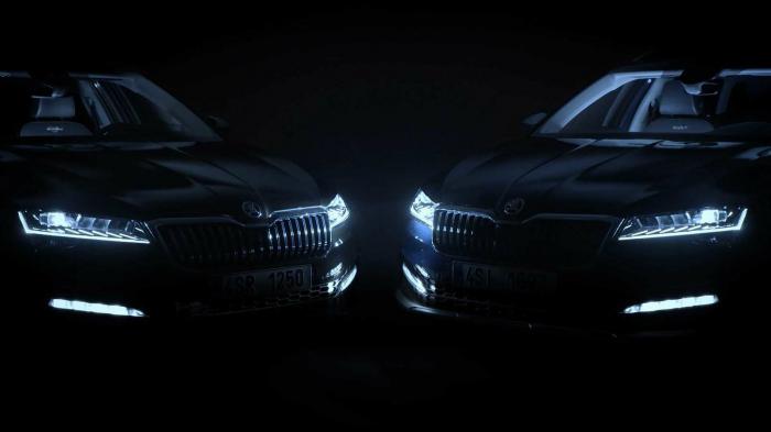 Nέο teaser για τη Skoda Superb facelift (+vid)