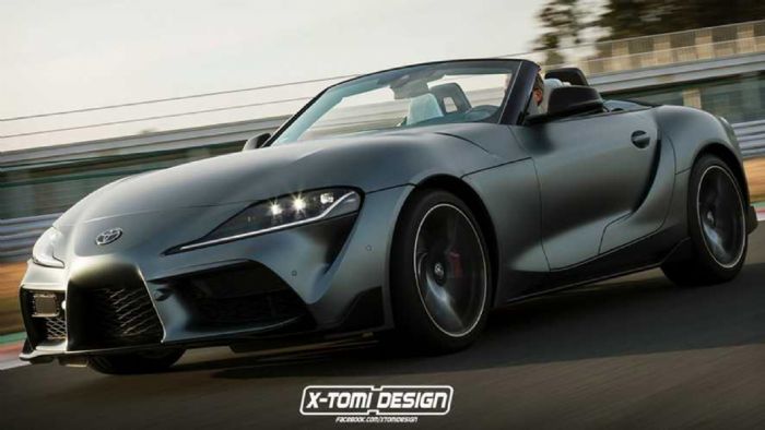 Η Toyota Supra cabrio; 