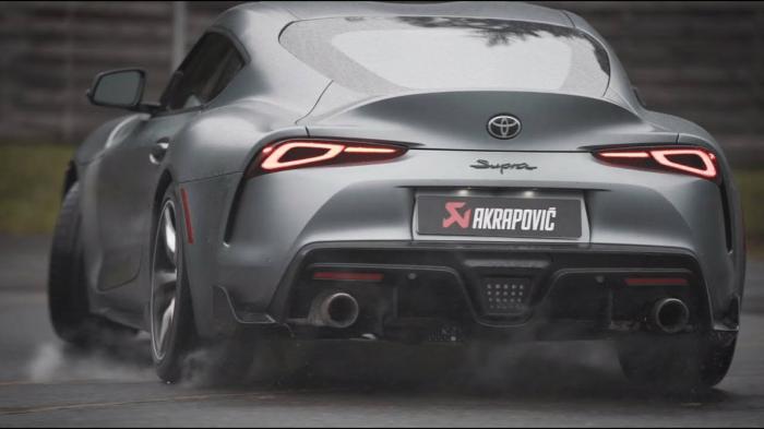 Η Supra με εξάτμιση Akrapovic! (+vid)