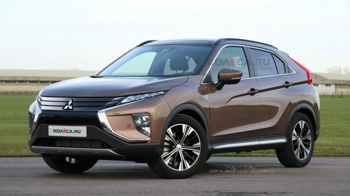 Σχέδιο δείχνει το Mitsubishi Eclipse Cross