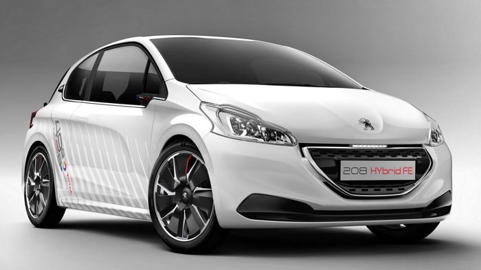 To νέο πρωτότυπο Peugeot 208 Hybrid FE 