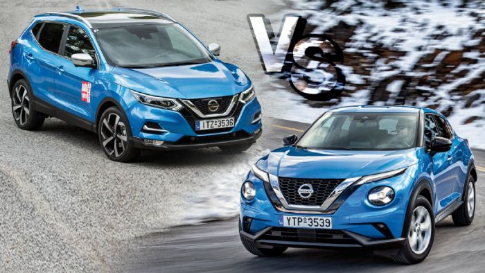 Ποιο Nissan SUV να διαλέξω: Qashqai ή Juke;