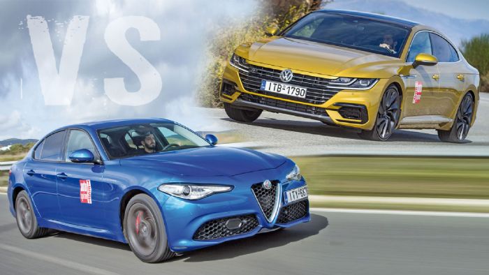 Alfa Romeo Giulia Veloce Vs VW Arteon 