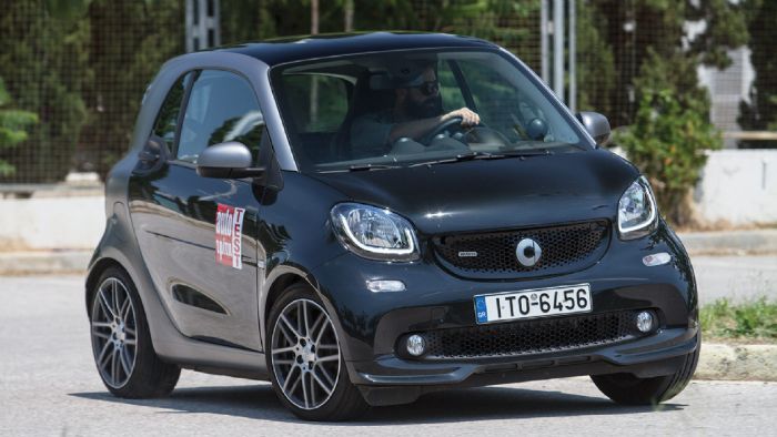 Δοκιμή: smart fortwo coupe BRABUS 0,9 λτ και 110 PS