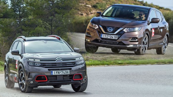 Citroen C5 Aircross VS Nissan Qashqai