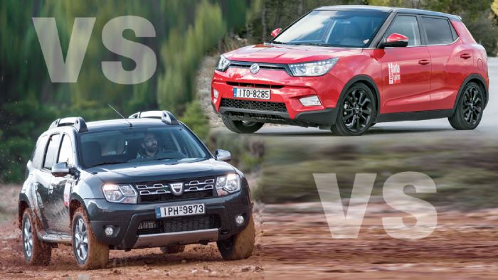 SsangYong Tivoli LPG vs Dacia Duster diesel