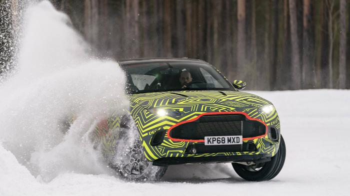 Η Aston Martin DBX «σπάει» τον πάγο (+vid)