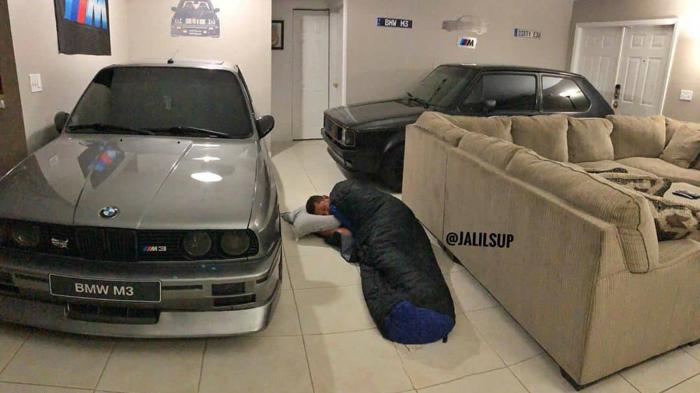 Έβαλε μέσα στο σπίτι του E30 M3 & VW GTI!